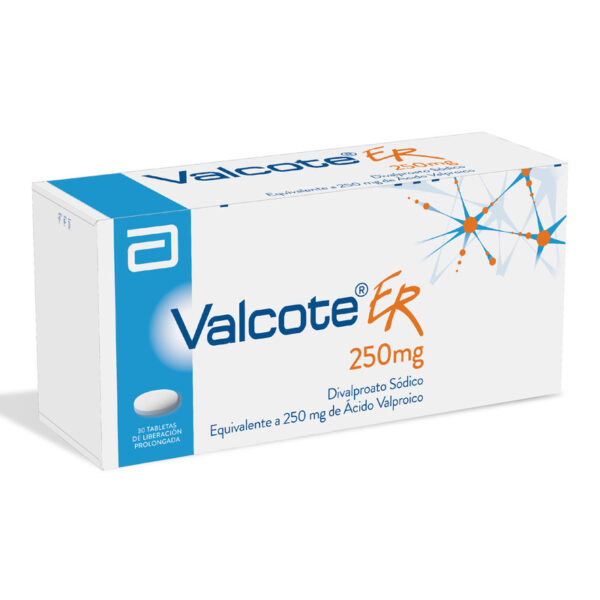 Valcote Er 250 Mg 30 Tabletas Farmaprime