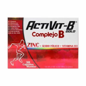 activit b gold complejo b 30 capsulas blandas