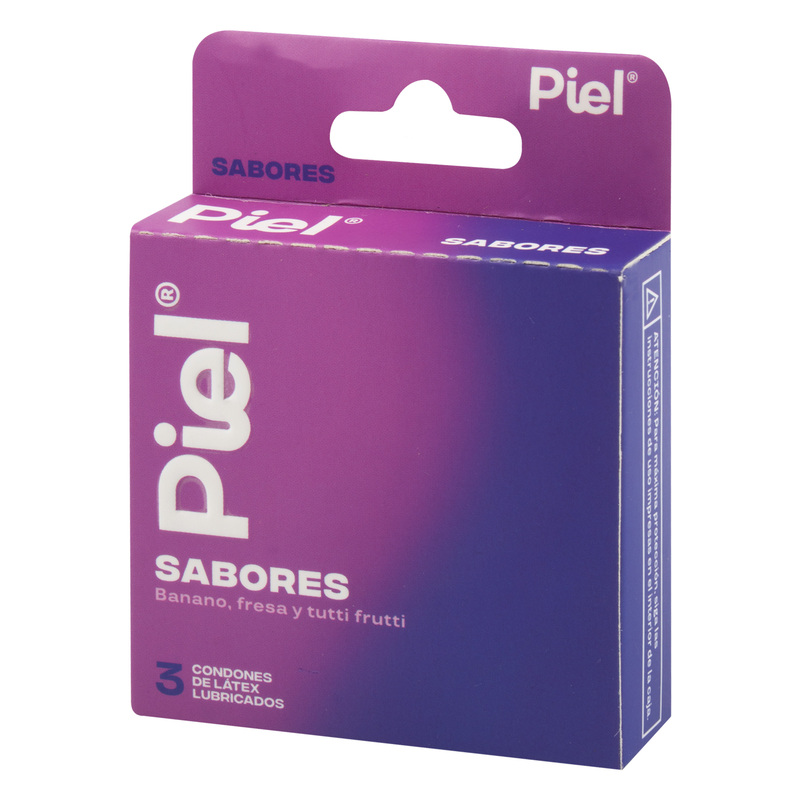 Preservativo Condon Piel Sabores 3 Unidades