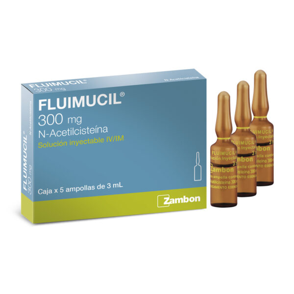 Fluimucil 3 Ml 5 Ampollas
