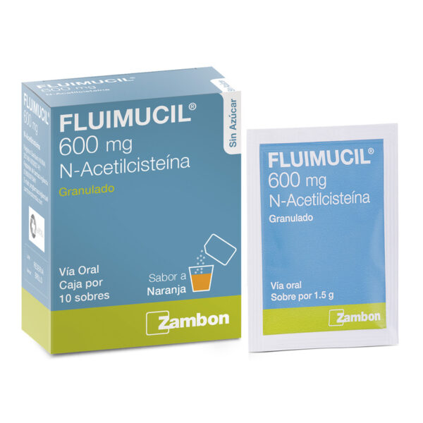 Fluimucil 600 Mg 10 Sobres