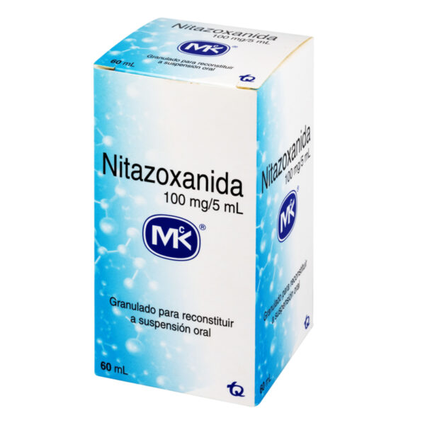 Nitazoxanida 100 Mg Suspension 60 Ml Mk