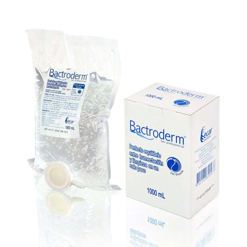 Bactroderm Gel Antibacterial 1000 Ml Repuesto Dispensador