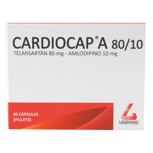 Cardiocap A 80/10 Mg 30 Tabletas