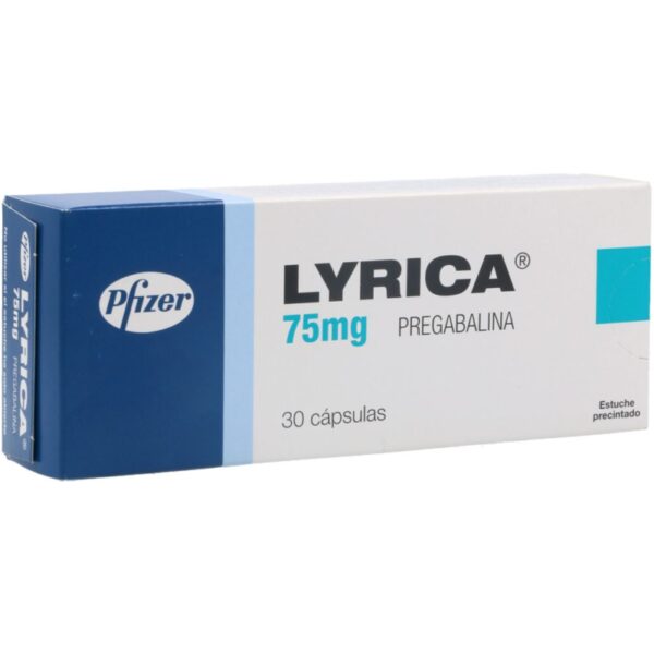 Lyrica 75 Mg 30 Capsulas