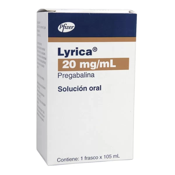 Lyrica Solucion Oral 20 Mg 105 Ml