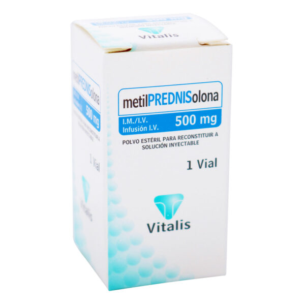 Metilprednisolona 500 Mg 1 Ampolla Vt