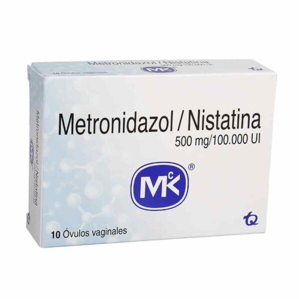 Metronidazol 500 Mg+Nistatina 10 Ovulos Mk