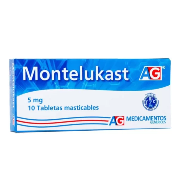 Montelukast 5 Mg 10 Tabletas Ag