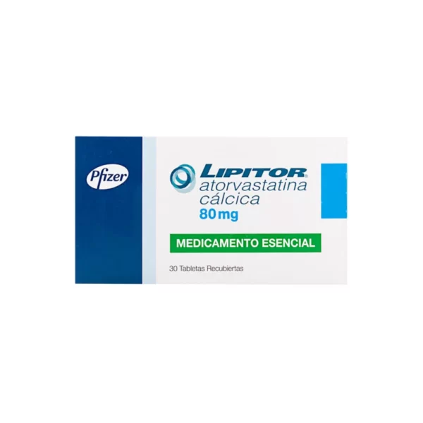 Lipitor 80 Mg 30 Tabletas