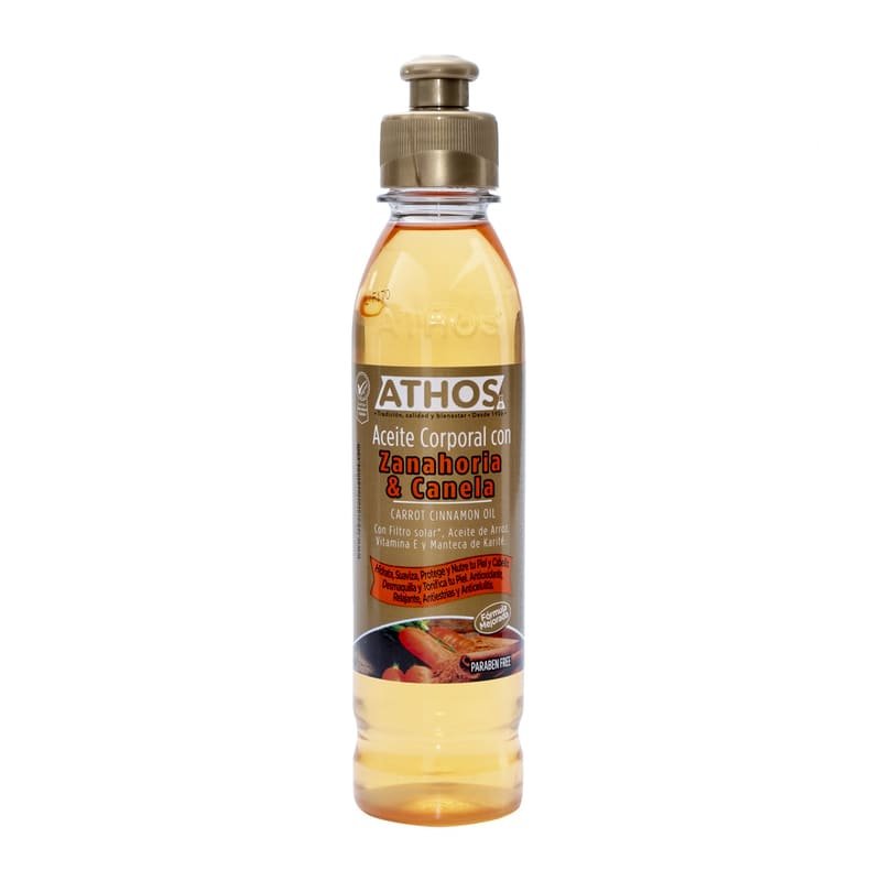 ACEITE CORPORAL ATHOS ZANAHORIA Y CANAVIS 250 ML