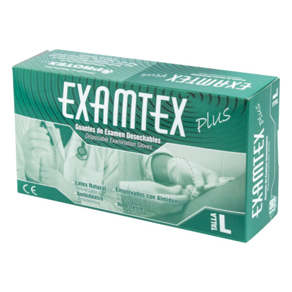 Guante Examtex Protex 100 Unidades Talla L