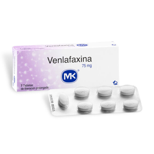 Venlafaxina 75 Mg 7 Tabletas Mk