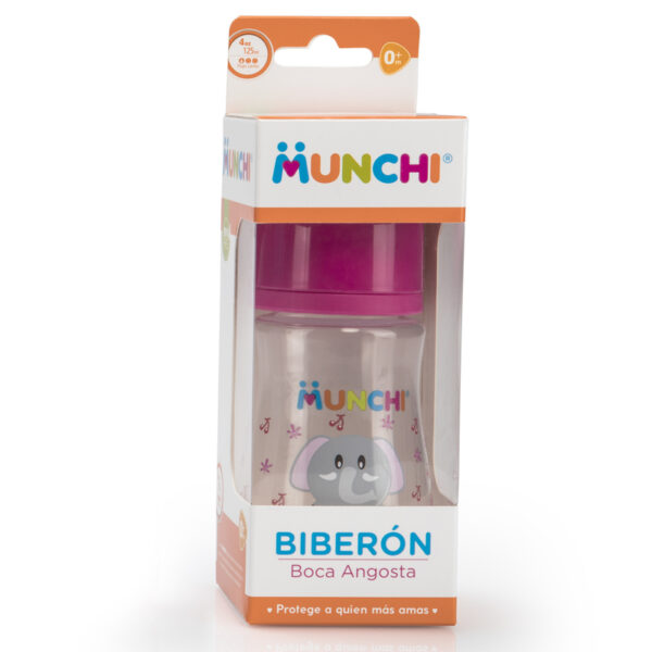 Biberon Munchi Boca Angosta 4 Onzas