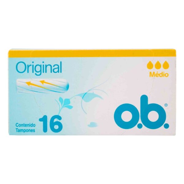 Tampon Ob Siempre Libre Original Medio 16 Unidades
