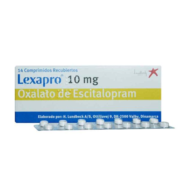 Lexapro 10 Mg 14 Tabletas