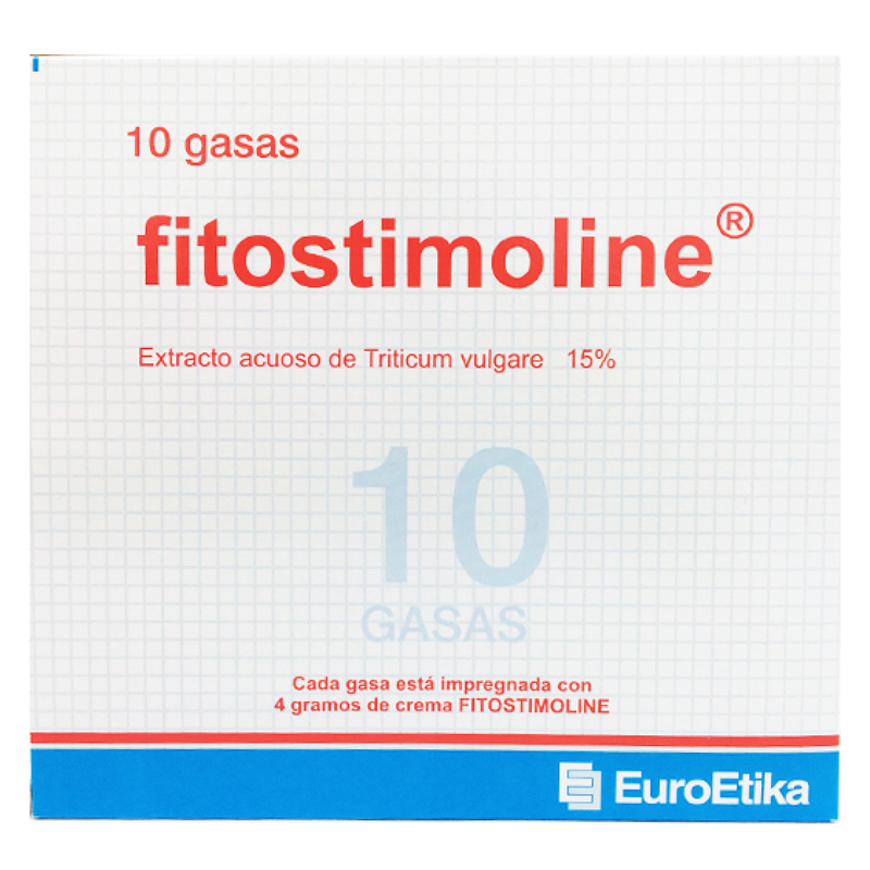 Fitostimoline Gasas 10 x 10 10 unidades