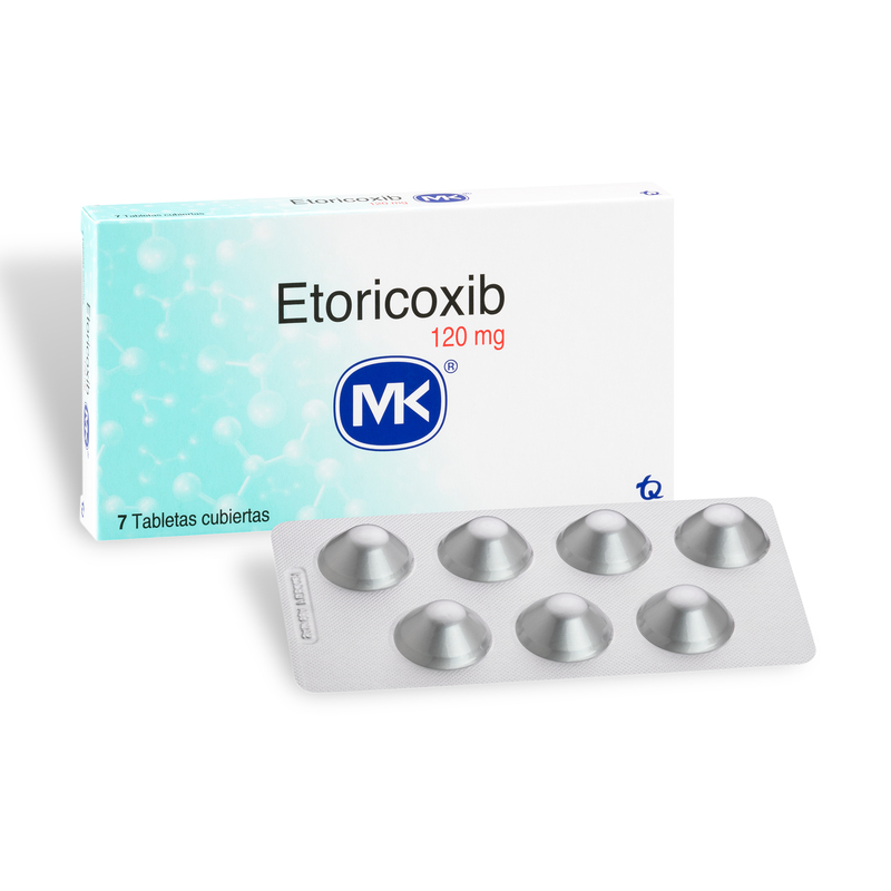 Etoricoxib 120 Mg 7 Tabletas Mk