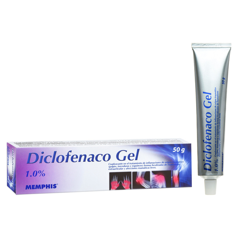 Diclofenaco 1% Gel 50 Gr Mp