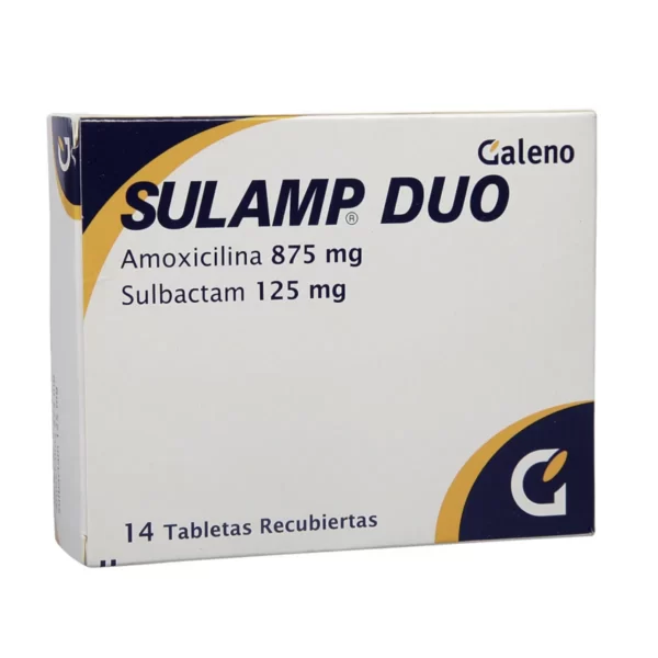 Sulamp Duo 875 Mg 20 Tabletas