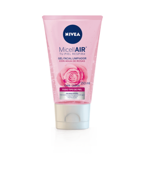 Gel Nivea Facial Micellair Rosas 150 Ml