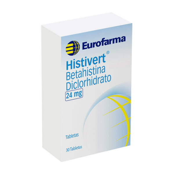 Histivert 24 Mg 30 Tabletas