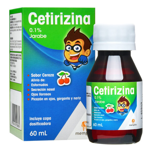 Cetirizina Diclorhidrato Jarabe 60 Ml Mp