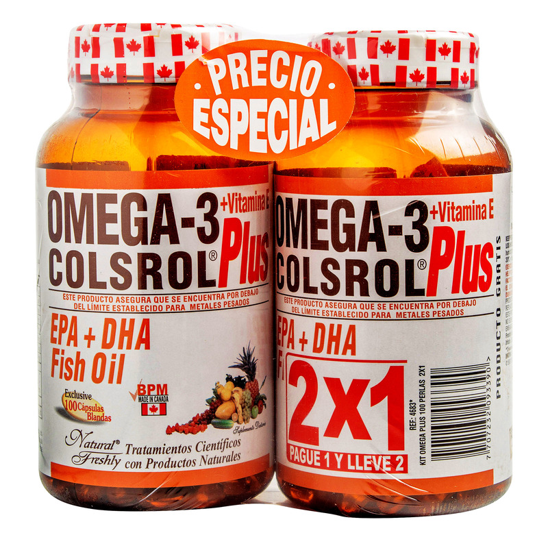 Omega 3 Plus Colsrol 100 Softgel 2×1 Precio Especial