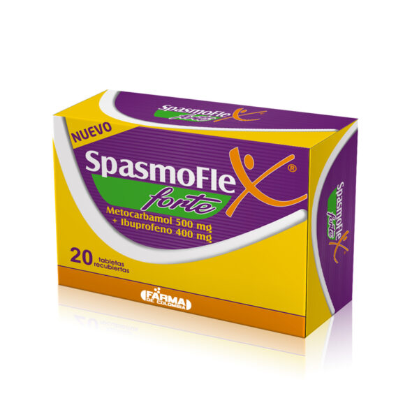 Spasmoflex Forte 500 Mg 20 Tabletas