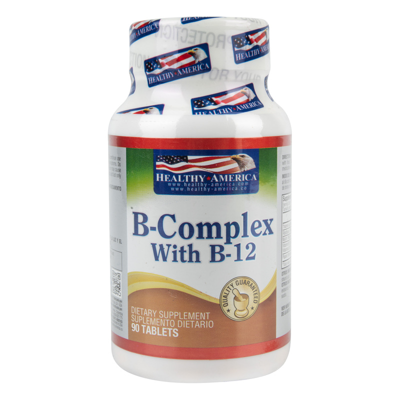 B Complex With B 12 90 Capsulas