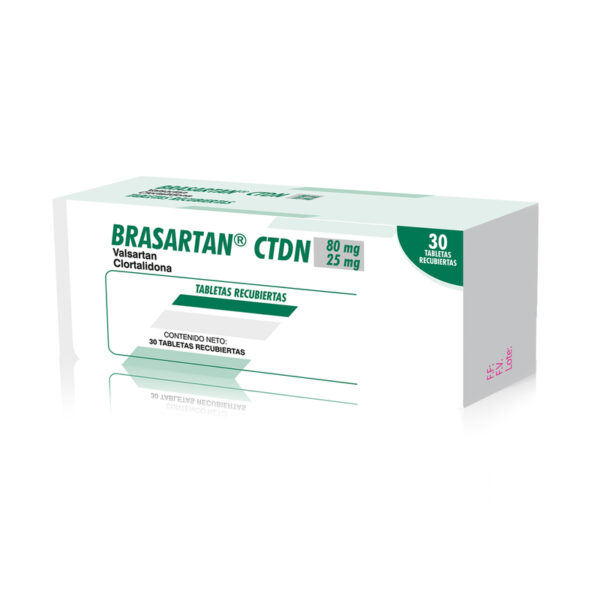 Brasartan Ctdn 80/25mg 30 Tabletas