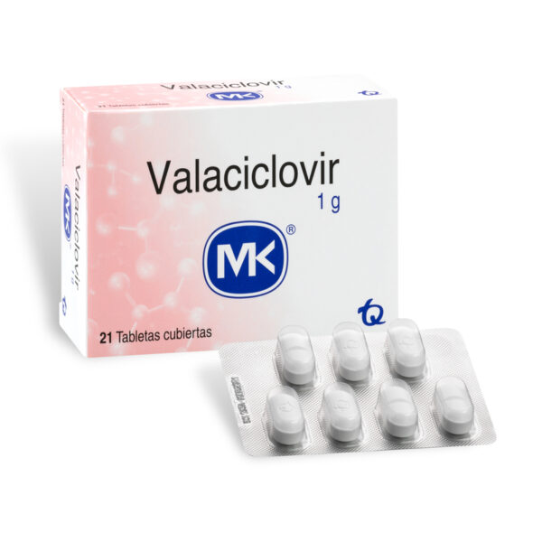 Valaciclovir 1 G 21 Tabletas Mk
