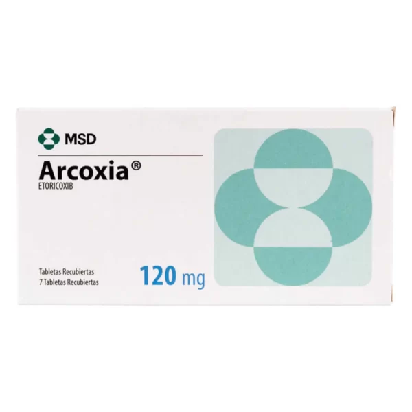 Arcoxia 120 Mg 7 Tabletas