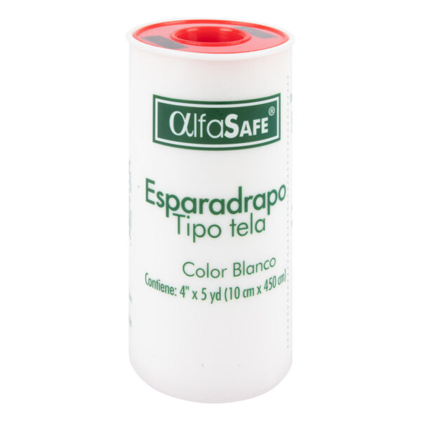 Esparadrapo Tela Alfa Blanco 4x5 Yardas