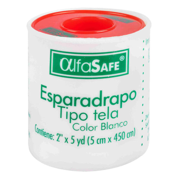Esparadrapo Tela Alfa Blanco 2x5 Yardas