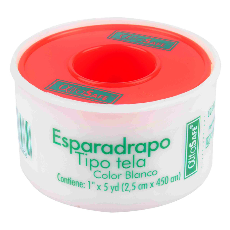 Esparadrapo Tela Alfa Blanco 1×5 Yardas