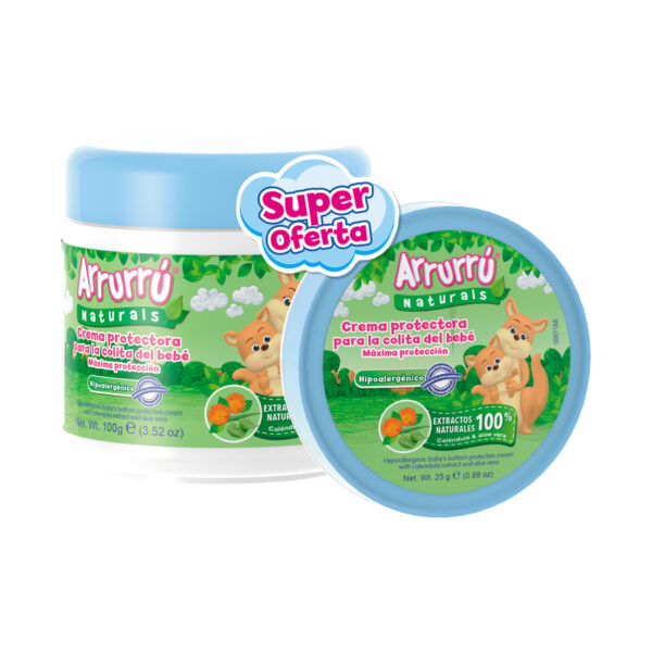 Crema Protectora Colita Arrurru 100 Gr + 25 Gr Super Oferta