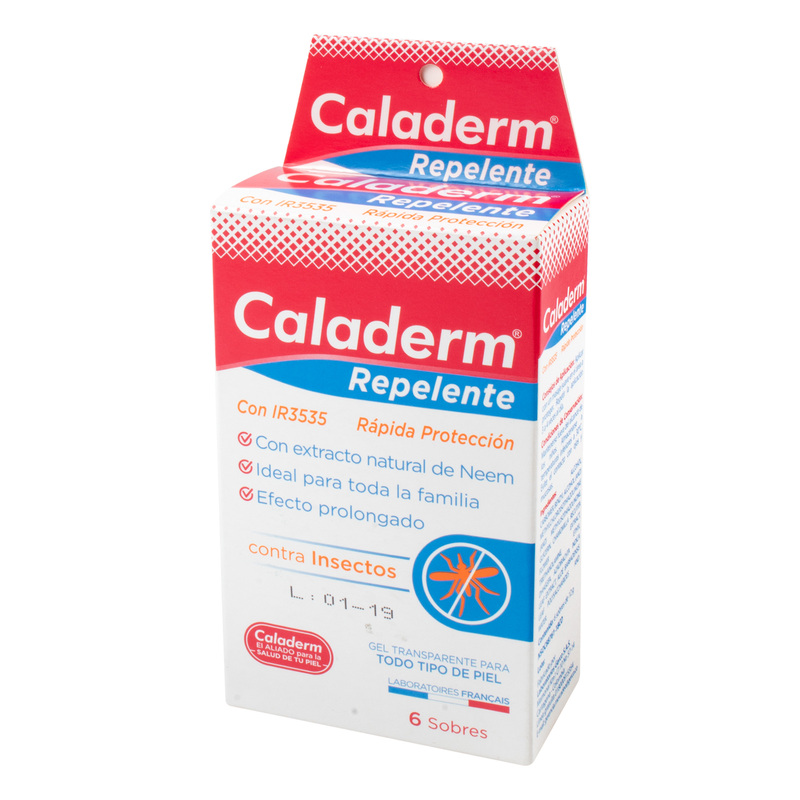 Caladerm Repelente Display  6 Sobres