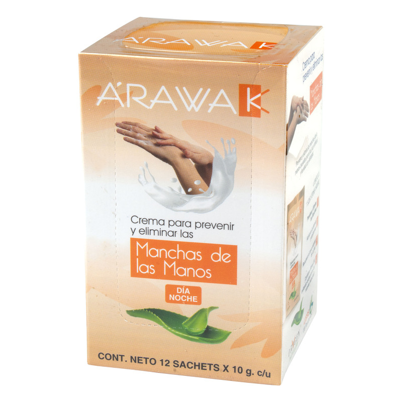 Despigmentador Cutaneo Arawak Manos 10 Gr X 12 Sobres