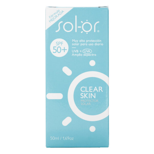 Bloqueador Sol-Or Clear Skin Frasco 50 Ml
