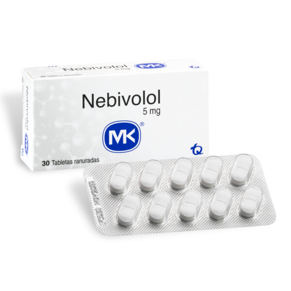 Nebivolol 5 Mg 30 Tabletas Mk