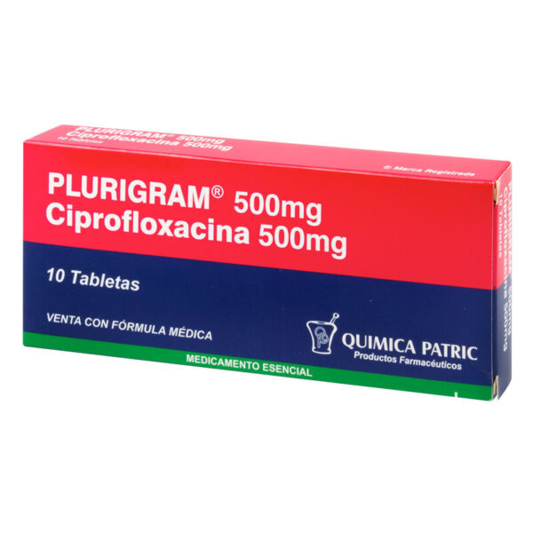 Plurigram 500 Mg 10 Tabletas