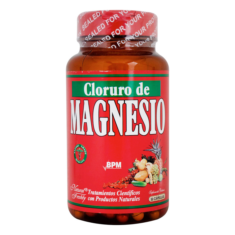 Cloruro De Magnesio + Vitamina D 50 Capsulas