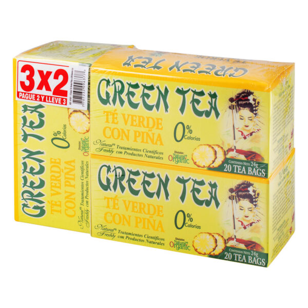 Te Verde Chino Piña 20 Tisana Nf Pague 2 Lleve 3
