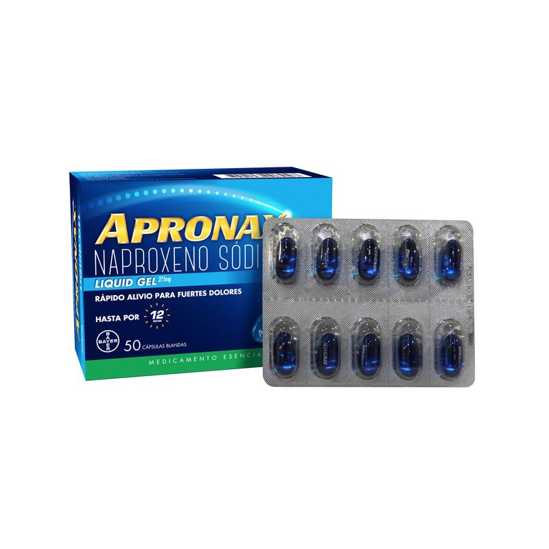 Apronax Liquid Gel 275 Mg 50 Capsulas