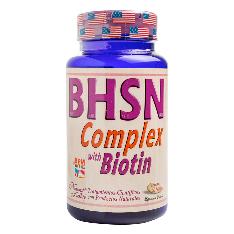 B.H.S.N Biotina Complex 50 Softgels
