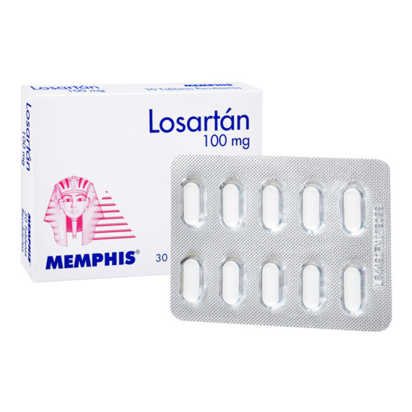 Losartan 100 Mg 30 Tabletas Mp