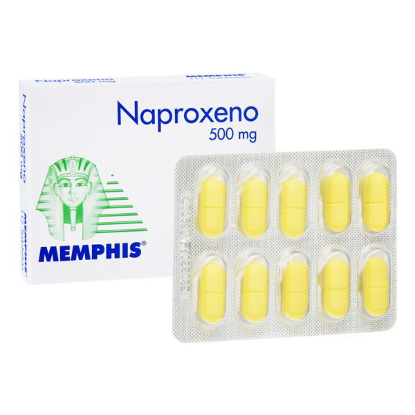 Naproxeno 500 Mg 10 Tabletas Memphis