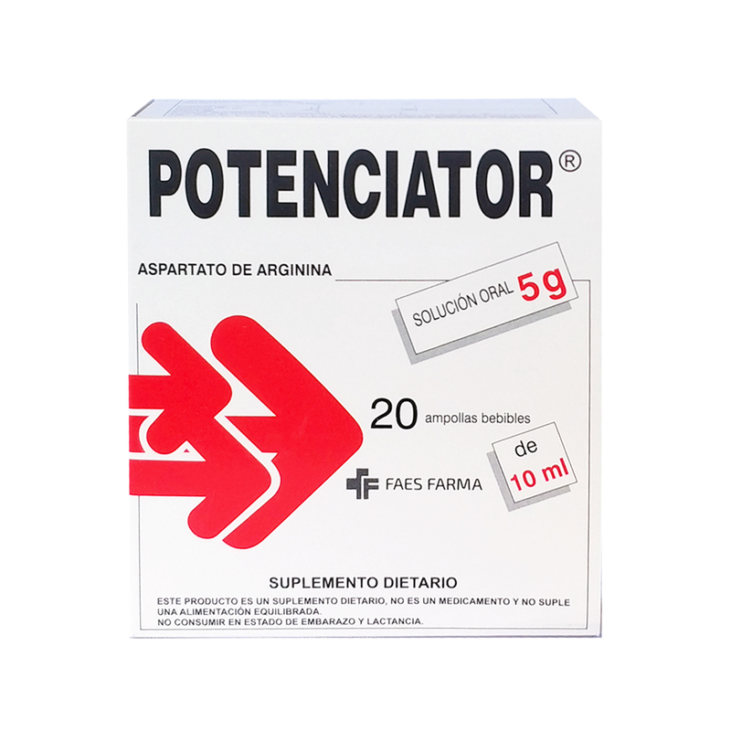 Potenciator 20 Ampollas De 10 Ml