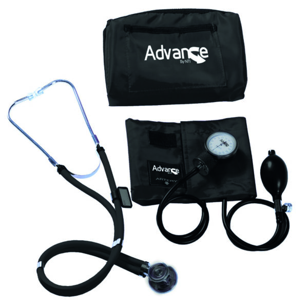 Advance Kit Tensiometro + Estetoscopio Negro Nti